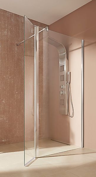 welltime Walk-in-Dusche Mailand, Einscheibensicherheitsglas, in 3 günstig online kaufen