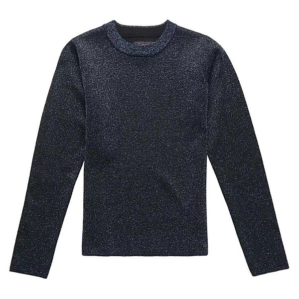Superdry Metallic Sparkle Knit Pullover XS Navy Sparkle günstig online kaufen