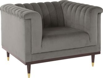 Home affaire Sessel "Chamby" mit Holzrahmen unten und Steppung im Lehnenber günstig online kaufen