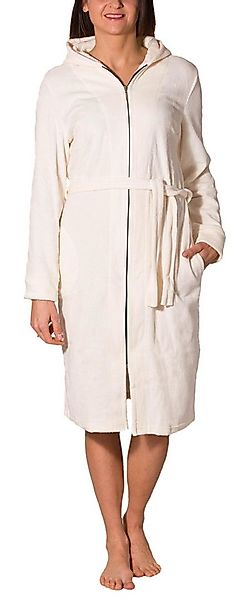 Aquarti Damenbademantel Aquarti Damen Bademantel Morgenmantel mit Reißversc günstig online kaufen