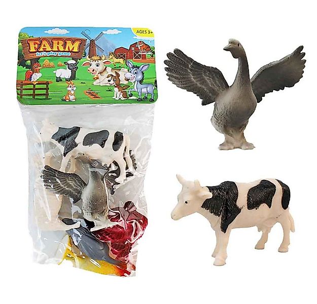 Jonotoys Spielfigur Farm Tiere Spielzeug 6 Stück im Set, (6-tlg) günstig online kaufen