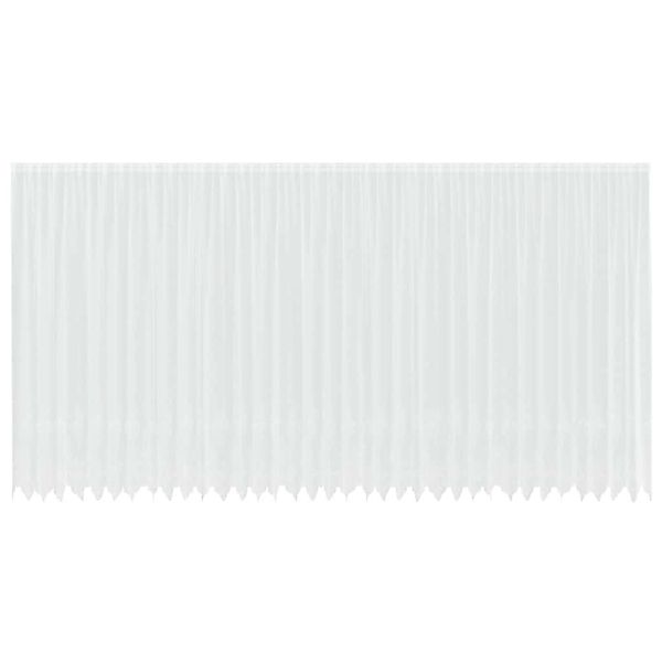 vidaXL Spitzenvorhang mit Vorhängen Weiß 900x300cm Polyester 4107968 günstig online kaufen