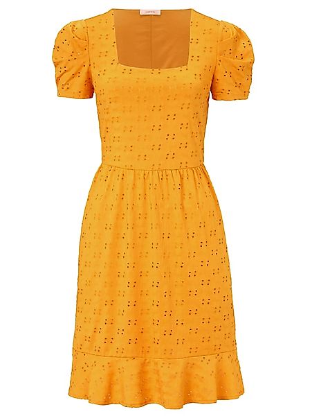 Kleid mit Puffärmeln SIENNA Maisgelb günstig online kaufen