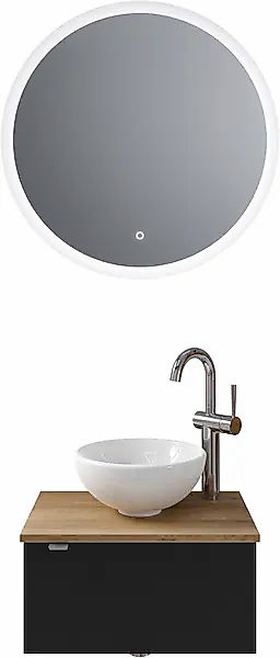 Saphir Badmöbel-Set »Serie 6915« 4 Stk. tlg. Gäste-Bad, mit LED-Spiegel und günstig online kaufen
