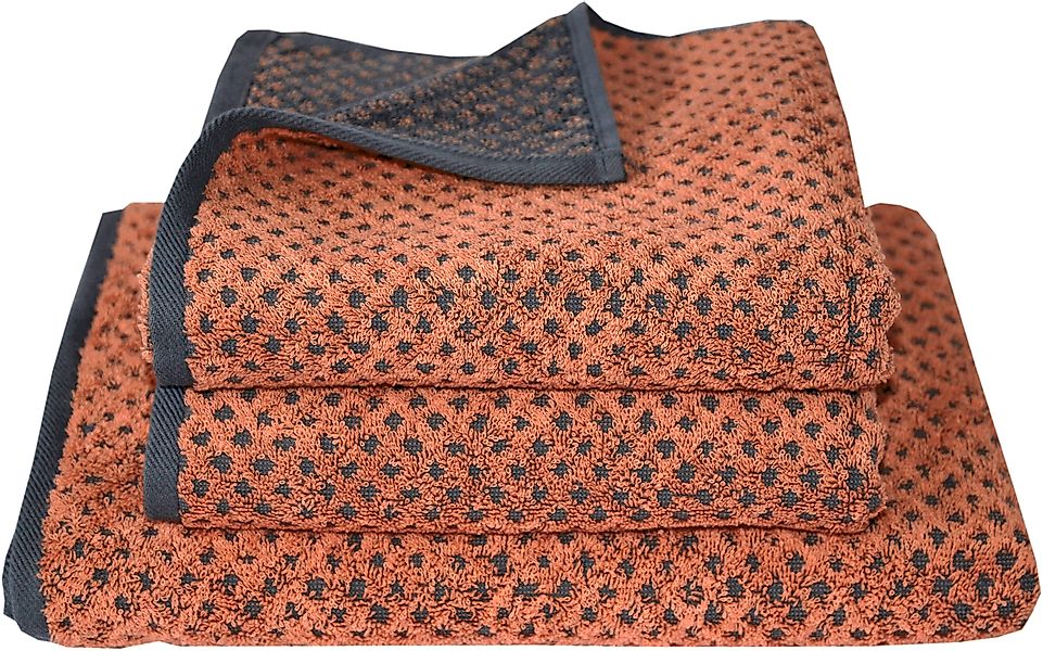 Dyckhoff Handtuch Set »Golden Shades Rhombus«, 3 tlg., Walkfrottier, 2 Hand günstig online kaufen