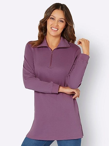 Sieh an! Sweater Long-Sweatshirt Langarm günstig online kaufen