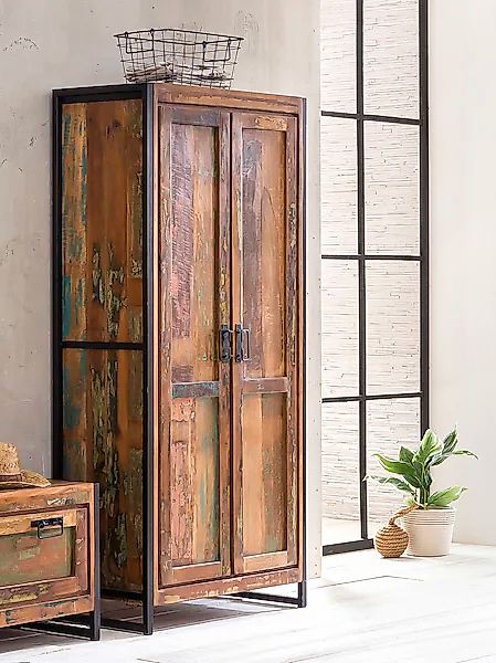 SIT Garderobenschrank »Bali« Angefertigt aus Holz von Fischerbooten günstig online kaufen