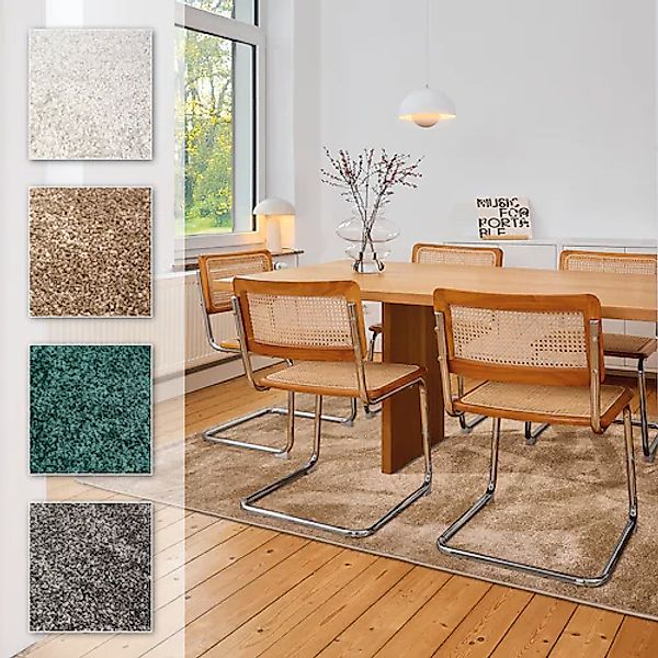 ASTRA Teppich »Sam 250«, rechteckig, 8 mm Höhe, weicher Kurzflor, Wohnzimme günstig online kaufen