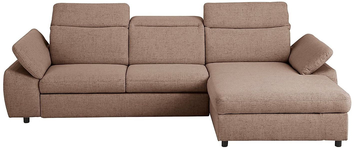 Home affaire Ecksofa »Mauritius L-Form« mit Kopfteil- und Armlehnverstellun günstig online kaufen