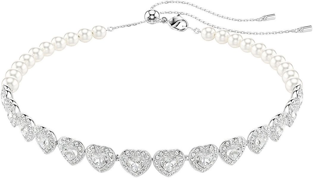 Swarovski Choker Schmuck Geschenk Ariana Grande Tennis Halskette Herz, mit günstig online kaufen