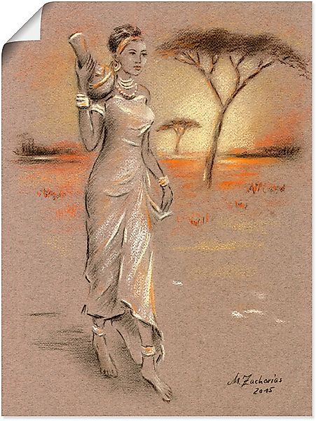 Artland Wandbild Afrikanische Schönheit, Frau (1 günstig online kaufen