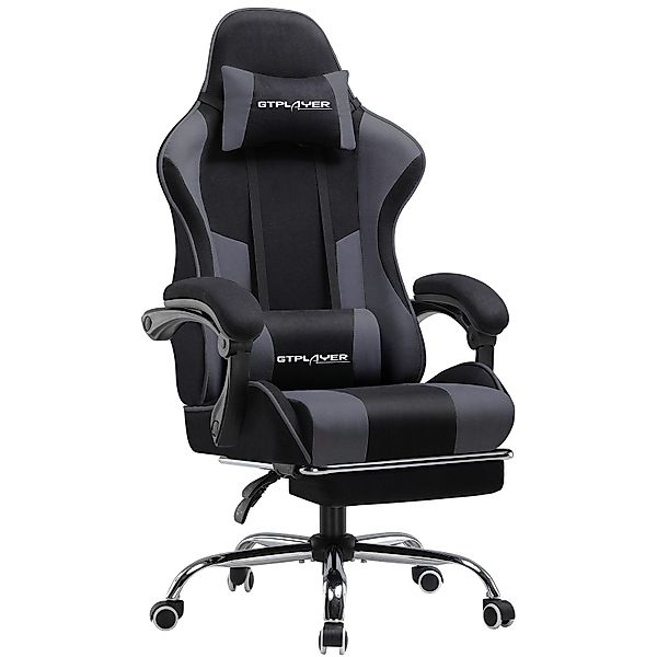 GTPLAYER Gaming-Stuhl Bürostuhl mit Massagefunktion, Fußstütze, günstig online kaufen