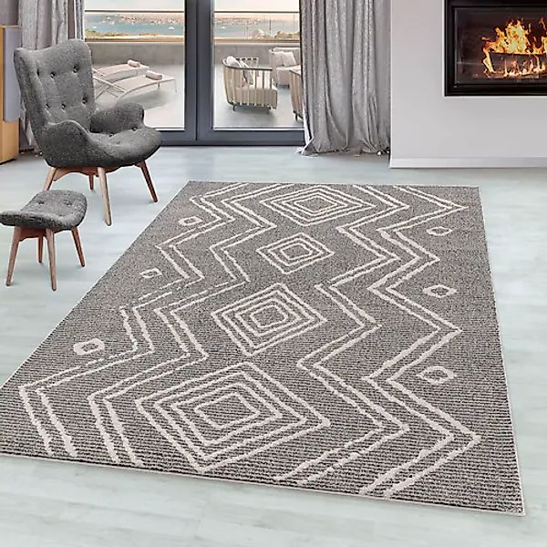 Ayyildiz Teppiche Teppich »TAZNAXT 5104«, rechteckig, 11 mm Höhe, Pflegelei günstig online kaufen