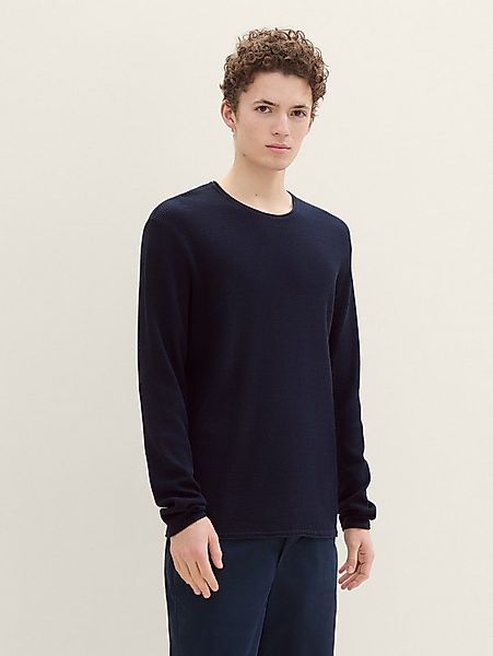 TOM TAILOR Denim Strickpullover Pullover & Strickjacken Strickpullover aus günstig online kaufen