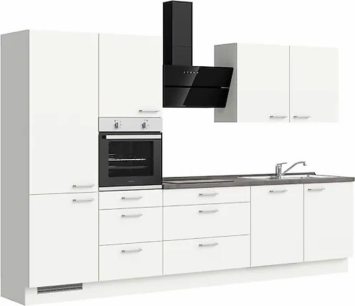 nobilia® Küchenzeile »"Touch II"«, vormontiert, Ausrichtung wählbar, Breite günstig online kaufen