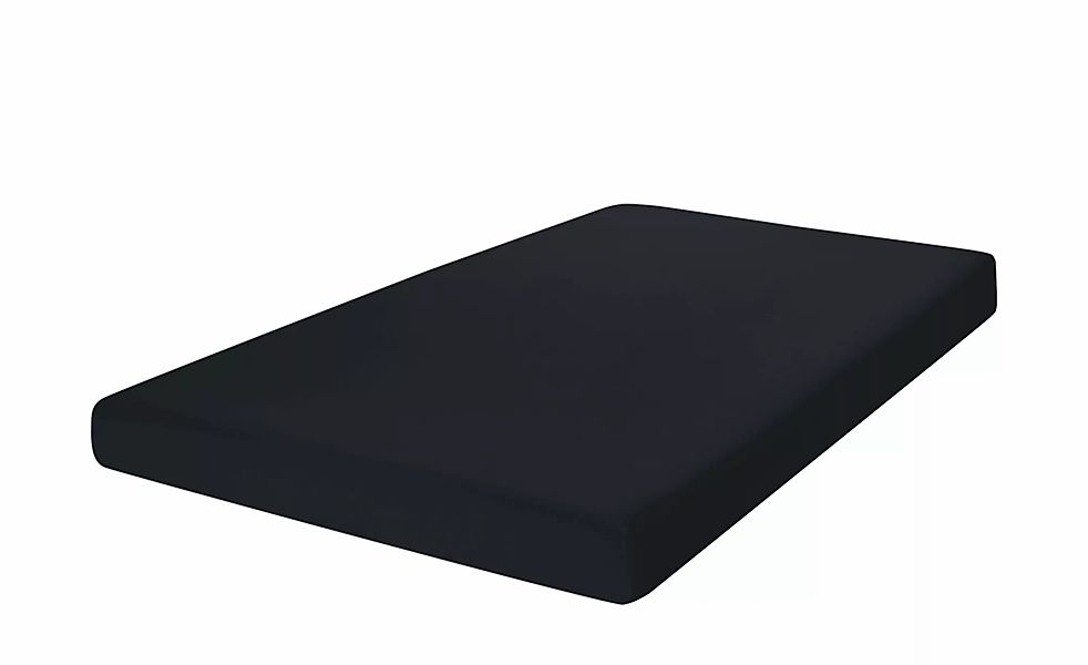 como Boxspring-Spannbettlaken  Uni Jersey 3700 ¦ schwarz ¦ Maße (cm): B: 14 günstig online kaufen