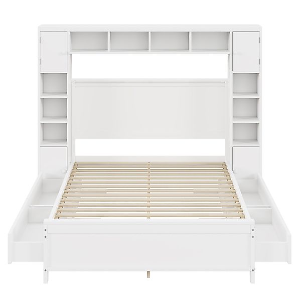 EXTSUD Bett Bettgestell mit Stauraum 140*200,4 günstig online kaufen