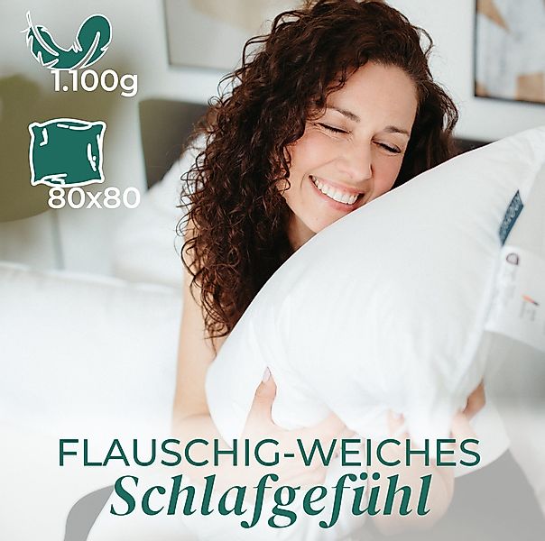 KNERST Daunenkissen 3 Kammer - Luxusqualität, günstig online kaufen