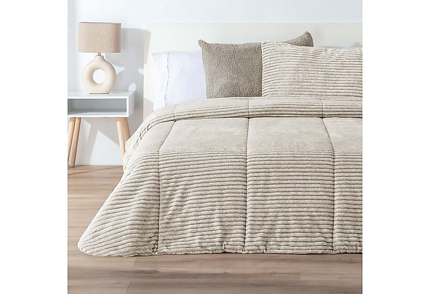 Überwurf Weiche Steppdecke, Manterol, 235x260cm, 2 x Kissenbezüge 50x70cm, günstig online kaufen