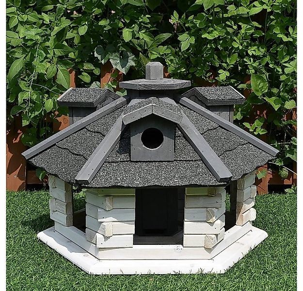 Melko Vogelhaus Vogelfutterhaus Vogelhäuschen Vogelvilla 48 CM Futtersilo F günstig online kaufen