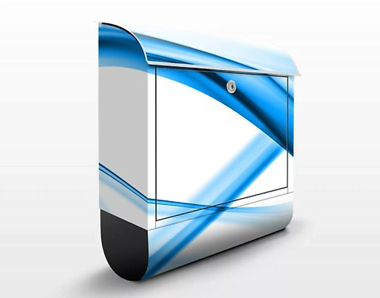 Briefkasten Abstrakt Blue Element No.2 günstig online kaufen