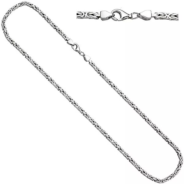 SIGO Königskette 925 Sterling Silber 3,1 mm 50 cm Kette Halskette Silberket günstig online kaufen