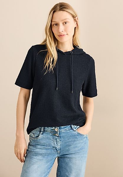 CECIL Kapuzenshirt aus softem Materialmix günstig online kaufen