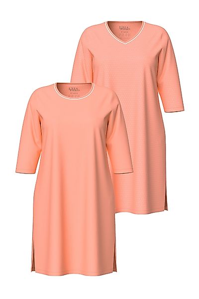 Ulla Popken Bigshirt Bigshirts 2er-Pack Rundhals/ günstig online kaufen