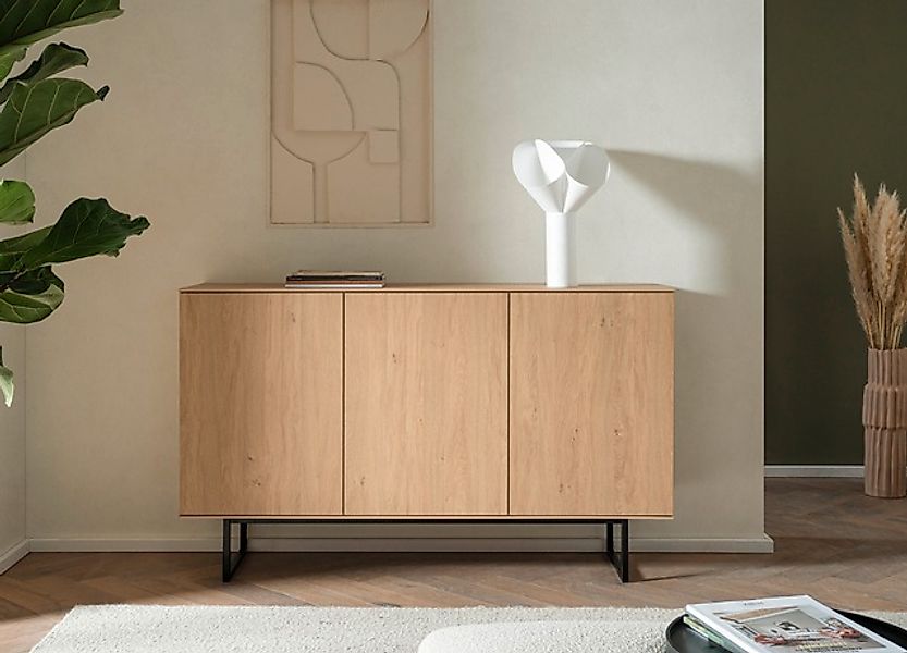 Home affaire Sideboard »Lund, moderner Schrank, Kommode mit Kufengestell« a günstig online kaufen