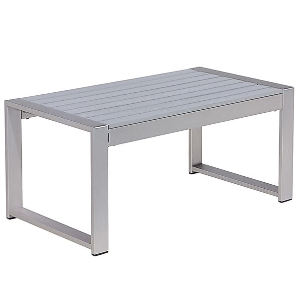 Beliani Couchtisch SALERNO Hellgrau 50x90x42 günstig online kaufen