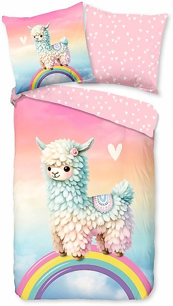 good morning Kinderbettwäsche "Chico" Baumwolle, Renforcé, 2 Teilig, Wendeo günstig online kaufen