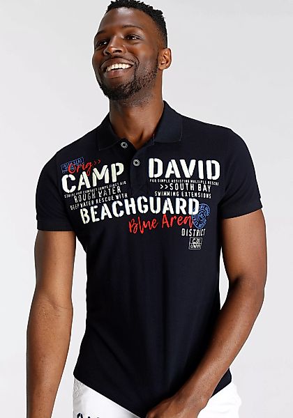 CAMP DAVID Poloshirt in hochwertiger Piqué-Qualität günstig online kaufen