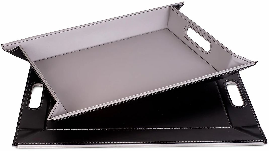freeform Tablett "DUO, 2-farbiges Wendetablett, Tablett und Tisch-Set in ei günstig online kaufen