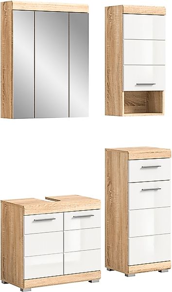 INOSIGN Badmöbel-Set »Siena, 4 teilig, bestehend aus:«, (Set, 4 St.), Wasch günstig online kaufen