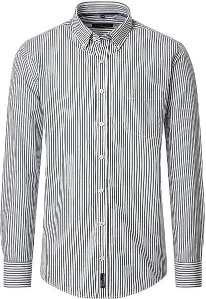 Casa Moda Freizeithemd Streifen Grün - Größe 4XL günstig online kaufen