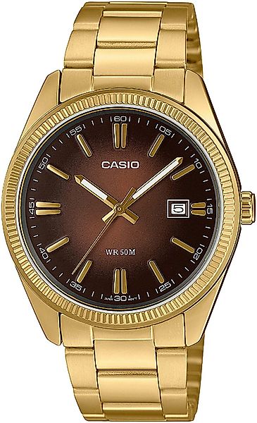 CASIO TIMELESS COLLECTION Quarzuhr MTP-1302PGC-5AVEF, Armbanduhr, günstig online kaufen