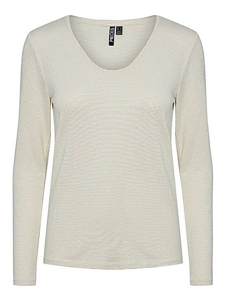 pieces Langarmshirt BILLO (1-tlg) Plain/ohne Details günstig online kaufen