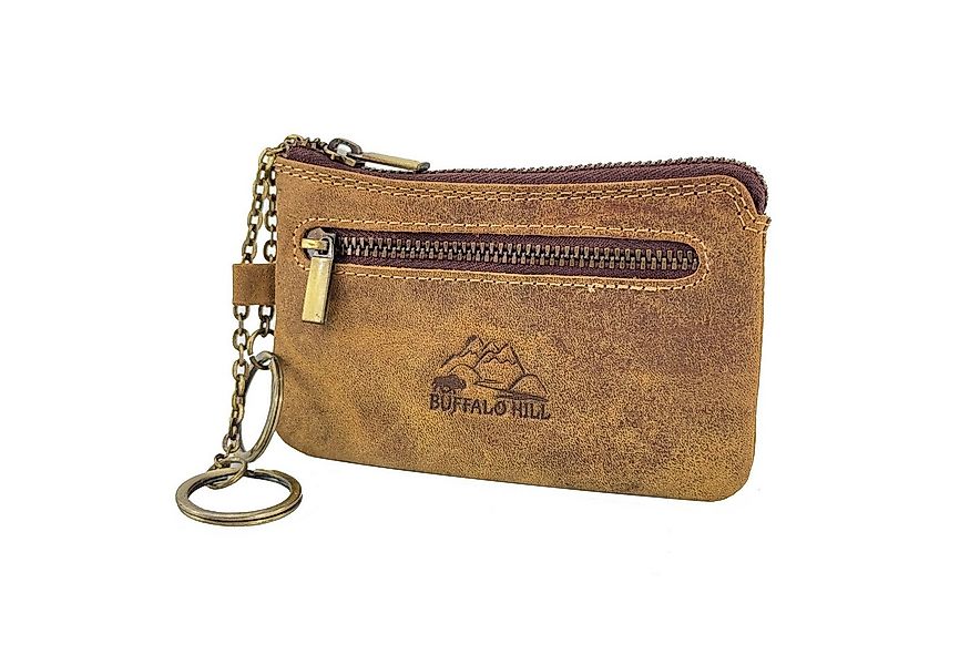Buffalo Hill Schlüsseltasche Büffelleder Schlüsseletui, >SLT-08< echt Leder günstig online kaufen