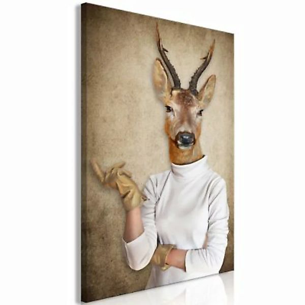 artgeist Wandbild Housewife (1 Part) Vertical weiß/bronze Gr. 40 x 60 günstig online kaufen