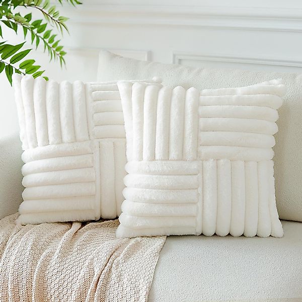 Coonoor Kissenbezug 45x45 cm Plüsch Samt günstig online kaufen