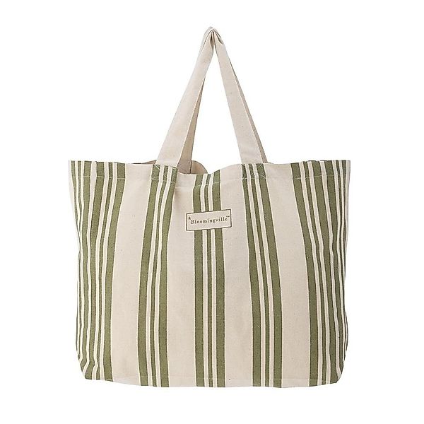 Bloomingville Shopper Trina, Einkaufstasche in Grün, günstig online kaufen