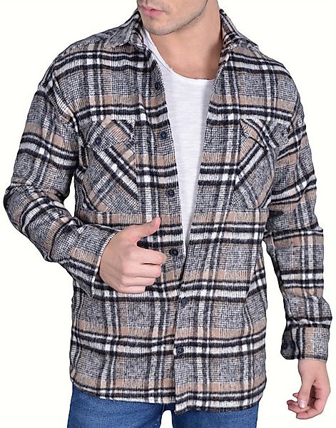 Megaman Jeans Flanellhemd Herren Holzfällerhemd Flanellhemd Kariert Freizei günstig online kaufen
