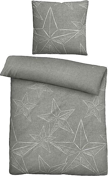Biberna Bettwäsche "Alexander in Gr. 135x200 oder 155x220 cm" 2 tlg. Flanel günstig online kaufen