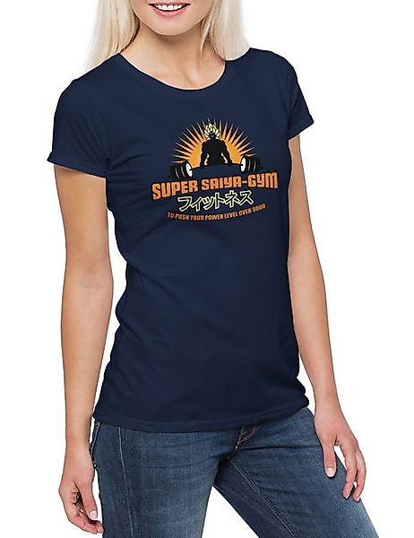 Urban Backwoods Print-Shirt Super Saiya Gym Damen T-Shirt Super Saiya Gym V günstig online kaufen