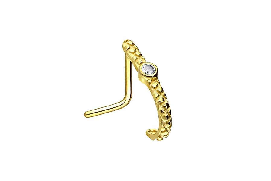 PIERCINGLINE Nasenpiercing Chirurgenstahl Nasenstecker KRISTALL (Nasensteck günstig online kaufen