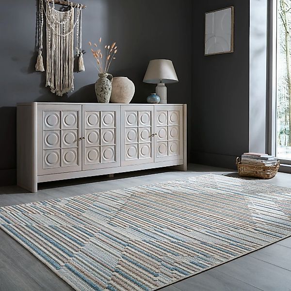 FLAIR RUGS Teppich »Clementine«, rechteckig, 4 mm Höhe, Waschbarer Abstrakt günstig online kaufen