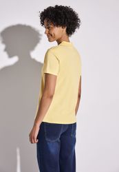 STREET ONE Poloshirt aus Baumwolle mit Stretchante günstig online kaufen