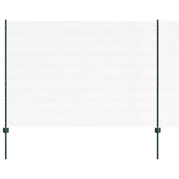 vidaXL Gartenzaun Zaun mit Pfosten Grün günstig online kaufen