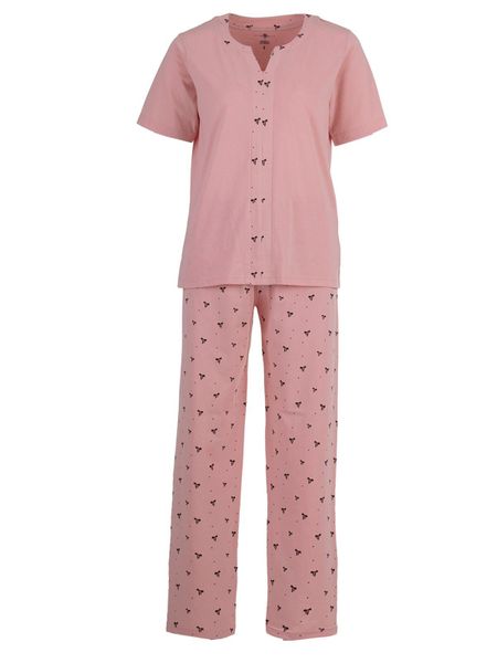 zeitlos Schlafanzug Pyjama Set Kurzarm - günstig online kaufen