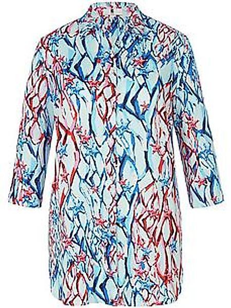 Long-Bluse 3/4-Arm Anna Aura blau günstig online kaufen